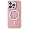 Guess GUHMP16LPFTDTEP iPhone 16 Pro 6.3 różowy/pink hardcase IML Rhinestones MagSafe